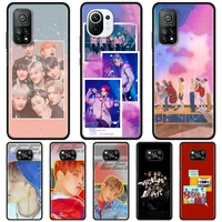 ateez soft phone case for xiaomi mi 10t pro 11 lite 5g 9t note 10 lite 5g 11 uitra a2 cc9 8 cc9e shell cover bag