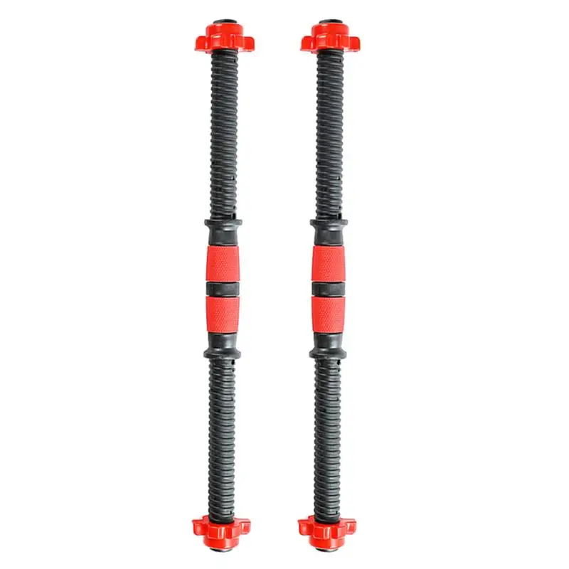 

2pcs 40cm Dumbbell Bars Dumbbell Handles Weight Lifting Spinlock Collar Set with 4pcs Nuts for Gym Barbells Dumbbell Training