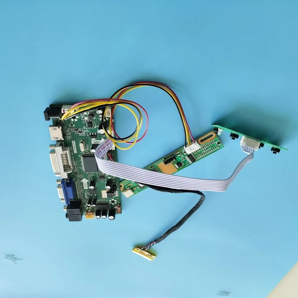 

Kit DVI+VGA+HDMI-compatible+Audio for LP154W01-TLD4/TLD5/TLE1/TLE3/TLE4/TLEA/TLE5 1280X800 15.4" LCD screen Controller board