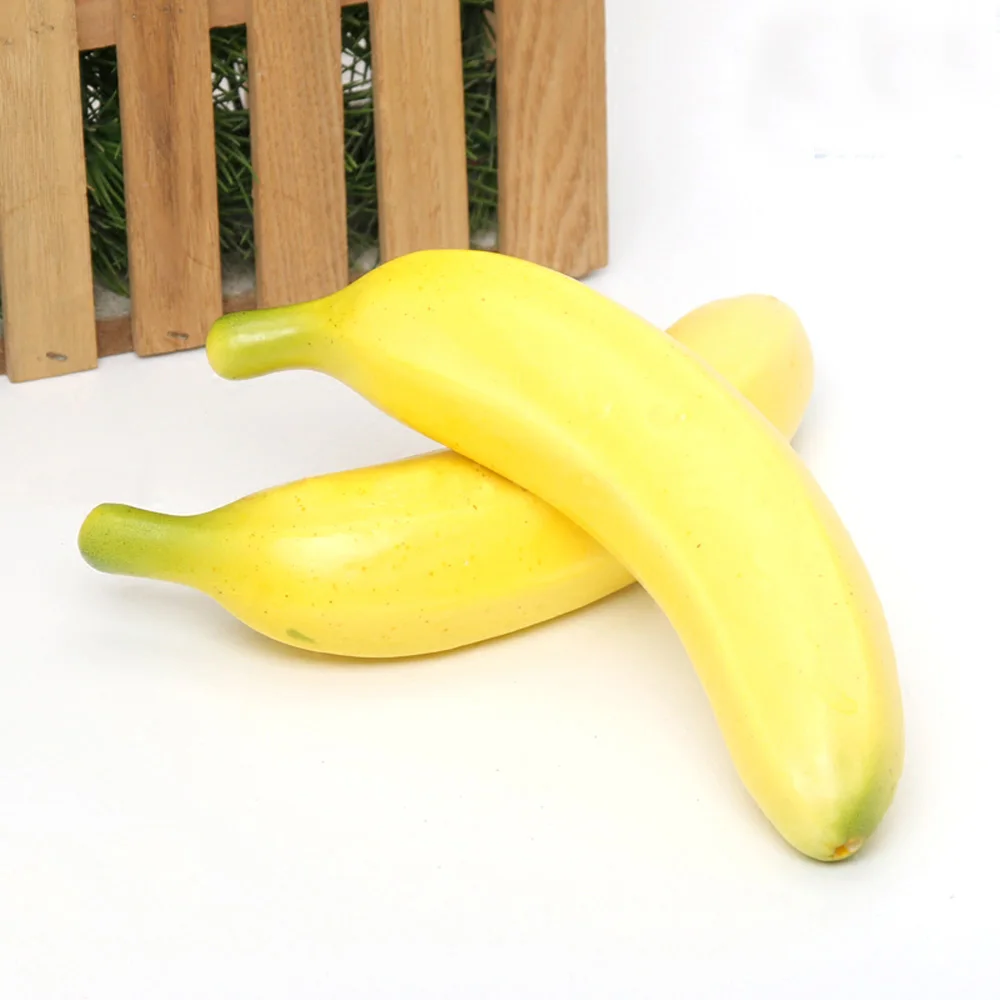 Искусственные пластиковые фрукты длиной 20 см искусственные бананы 5 шт. | Дом и