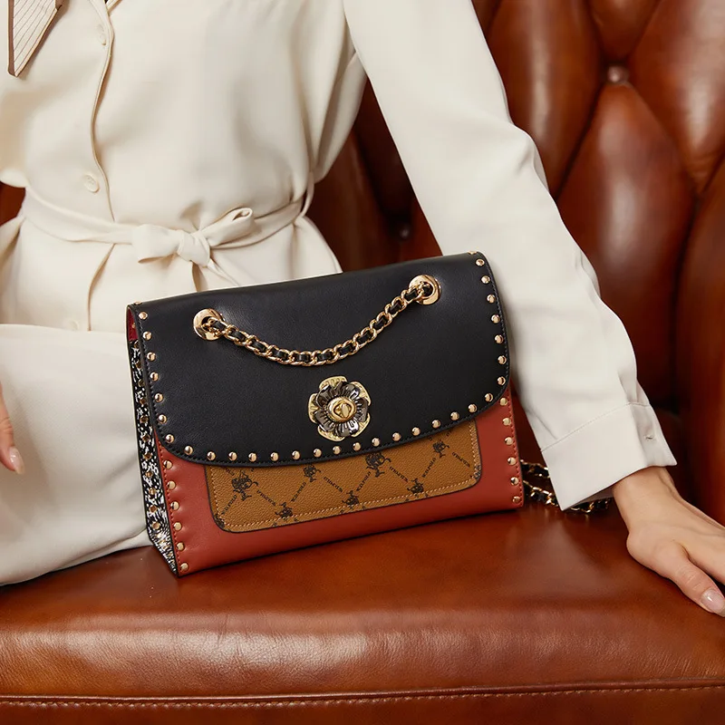

Genuine Leather Luxury Brand Handbags 2021 New Summer Fashion Wild Big-name Handbags High-end Handbags Women's Shoulder Bags