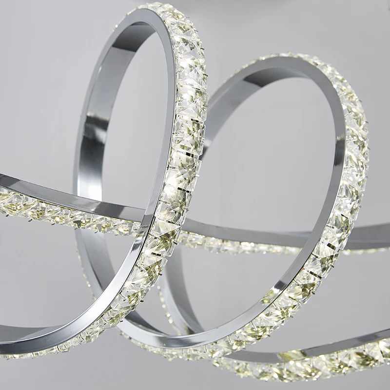 

Creative light luxury ring postmodern shaped art bar table lamp restaurant chandelier