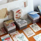 400 штука, милое нижнее белье Винтаж блокнот Ilustrated Декоративные Канцелярские принадлежности дневник в стиле Скрапбукинг хлопья этикетка принадлежности ручной учетной записи картины Настенный декор