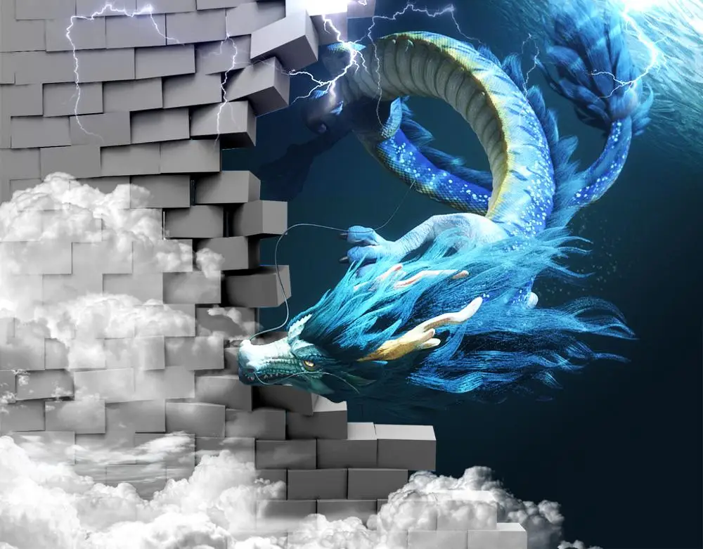 Пользовательские 3D стереоскопические современные шторы для спальни настенные