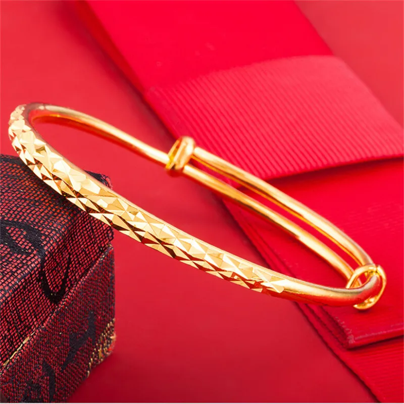 

5MM Bangles For Women Indian Bangles Africa Ball Jewelry Gold Color Bangle&Bracelet Ethiopian Wedding Bride Jewelry Gifts