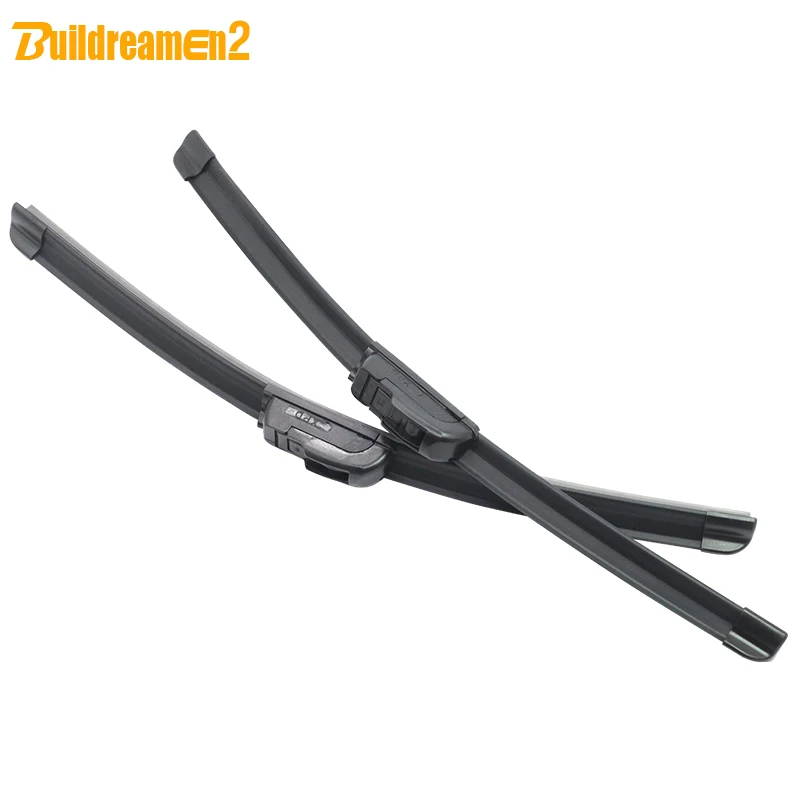 Buildreamen2 автомобильный внедорожник Мягкие резиновые Стеклоочиститель Bracketless
