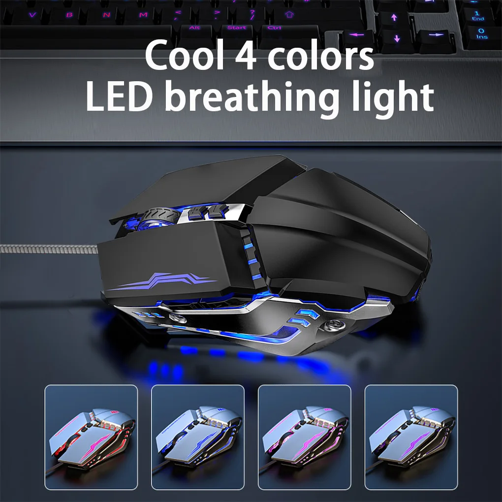 

Professional Wired Gaming Mouse 8D 3200DPI Adjustable Optical LED Gamer Mouse Computer Mice USB Cable Mouse For Laptop PC