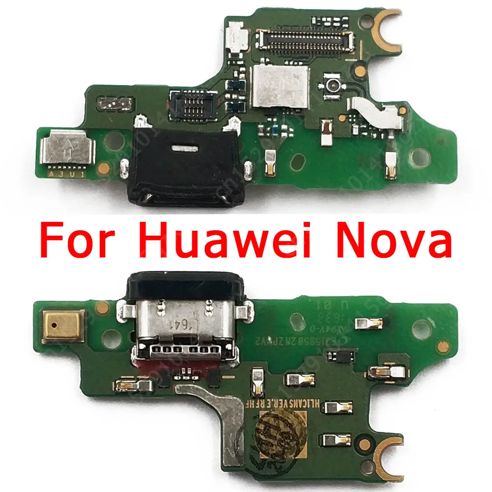 Оригинальная USB плата для зарядки Huawei Nova зарядный порт док разъем гибкий кабель
