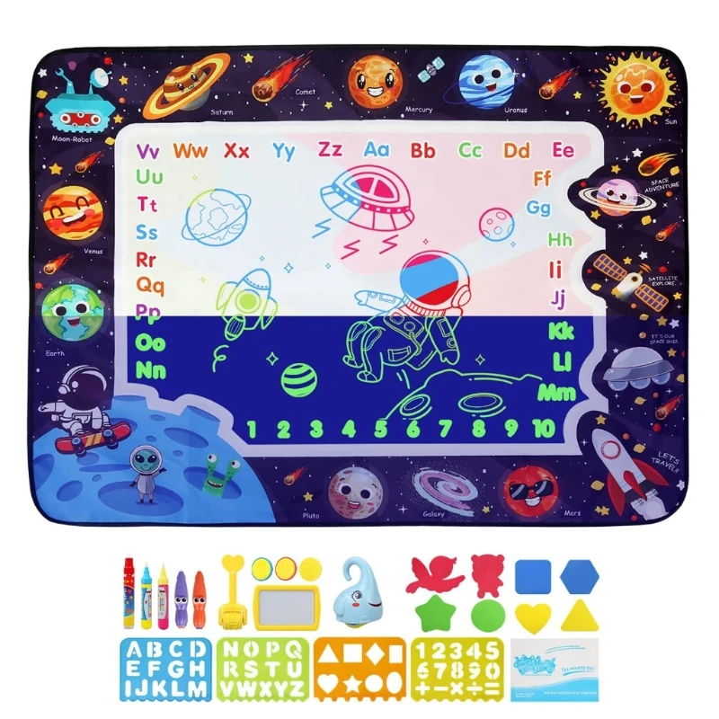 

Magnetic Drawing Board Durable Doodle Carpet Glow in the Dark Durable Carpet
