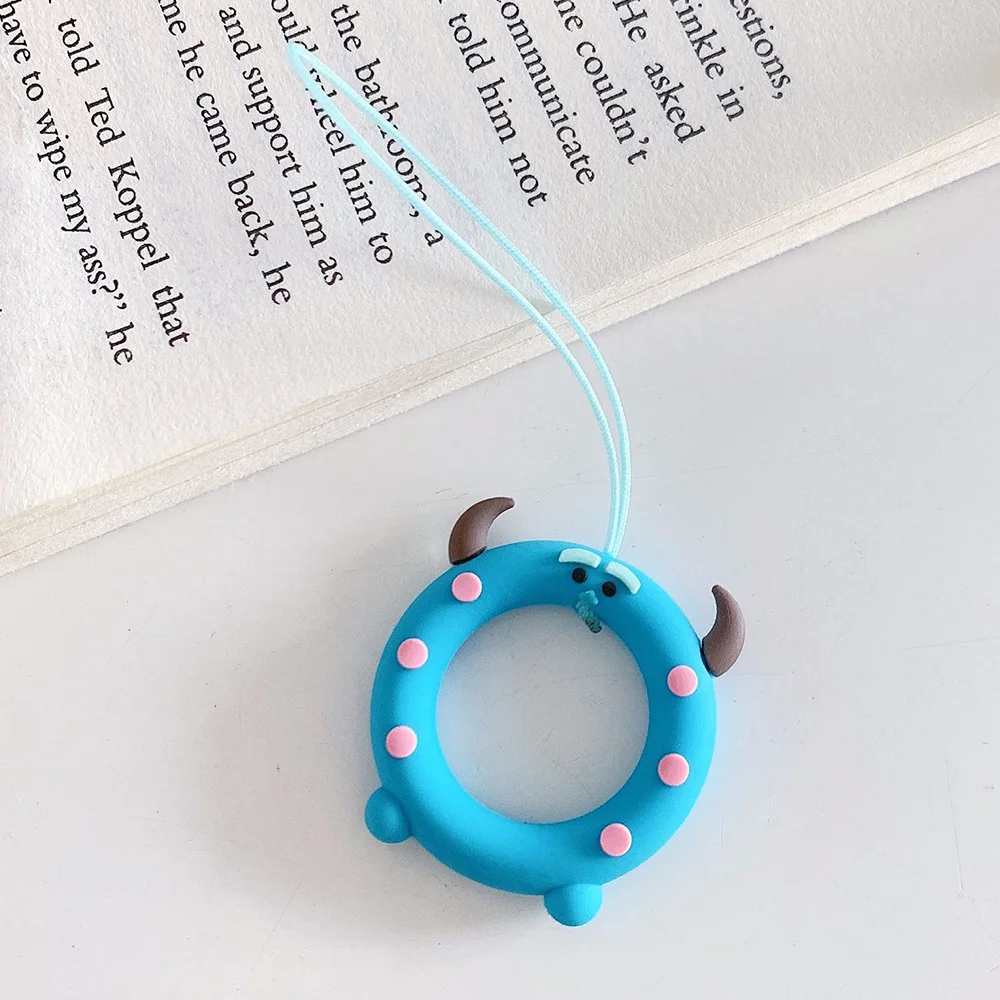 Чехол KISS милый чехол для телефона ремешок мультяшное Силиконовое кольцо ремни