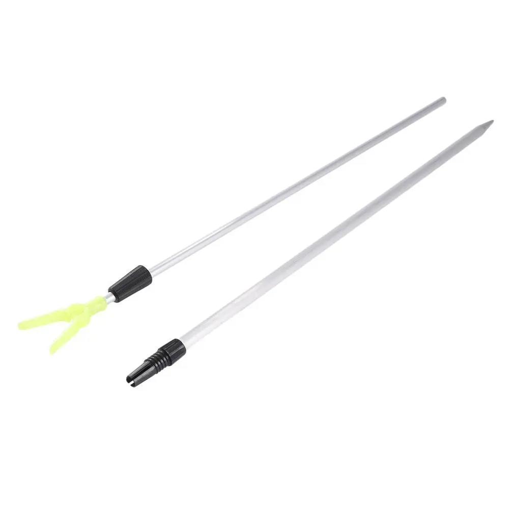 2 секции регулируемый телескопический рыболовный держатель Алюминиевая Удочка