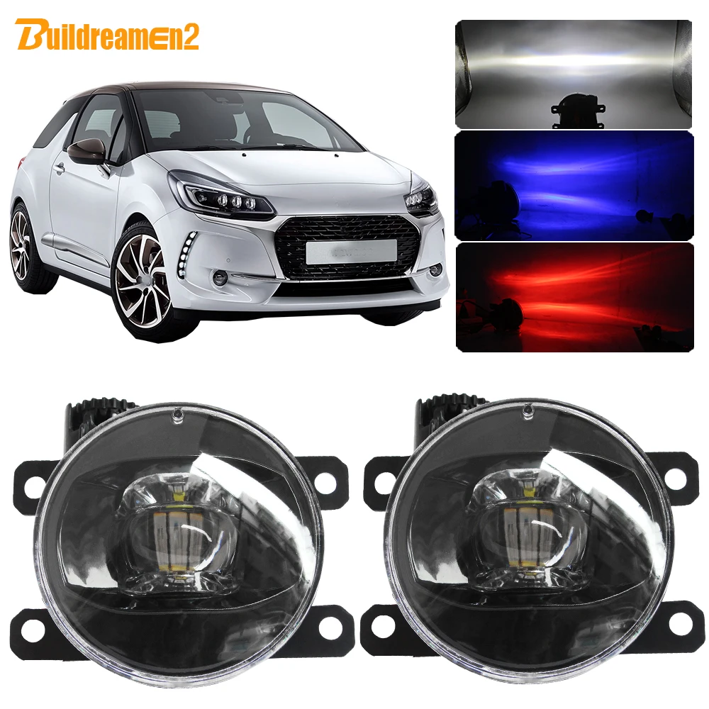 Buildreamen2 для Citroen DS3 2009 2018 автомобиля H11 светодиодный лампы передние