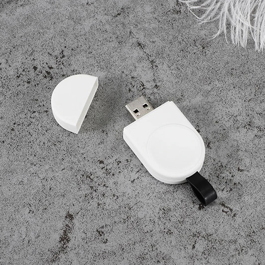 Портативное беспроводное зарядное устройство зарядная док станция USB для Apple Watch 4