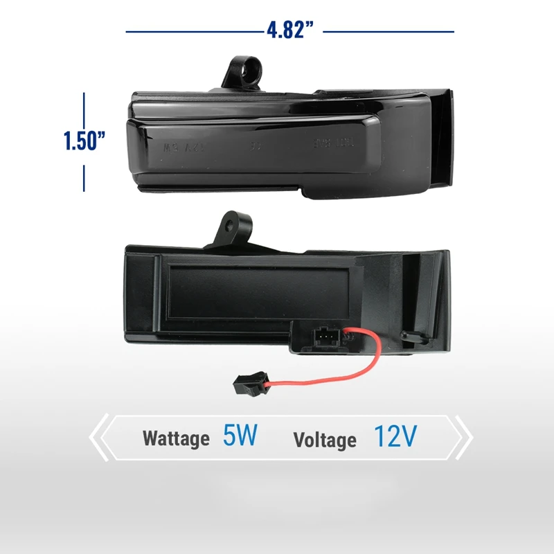 

Car Sequential LED Side View Mirror Turn Signal Light for Ford F-150 2015-2018 FL3Z13B374AA