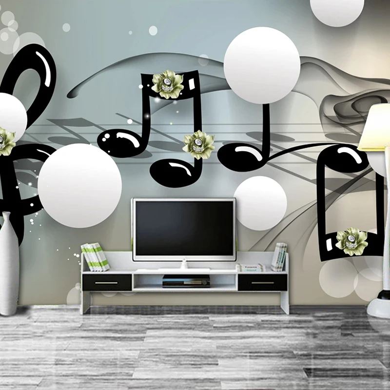 Пользовательские обои 3D стереоскопический круг шар абстрактная музыкальная