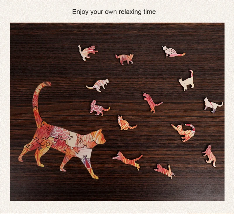 

Wooden Puzzle Cartoon Animal Wood Jigsaw Puzzles Toy Early Educational Toys Christmas Gift For Kids Cartoon Lion Dragon Fish
