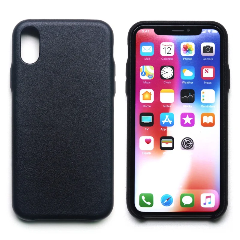 Роскошный чехол для телефона из натуральной кожи наппа iPhone X 7/8 Plus тонкая задняя