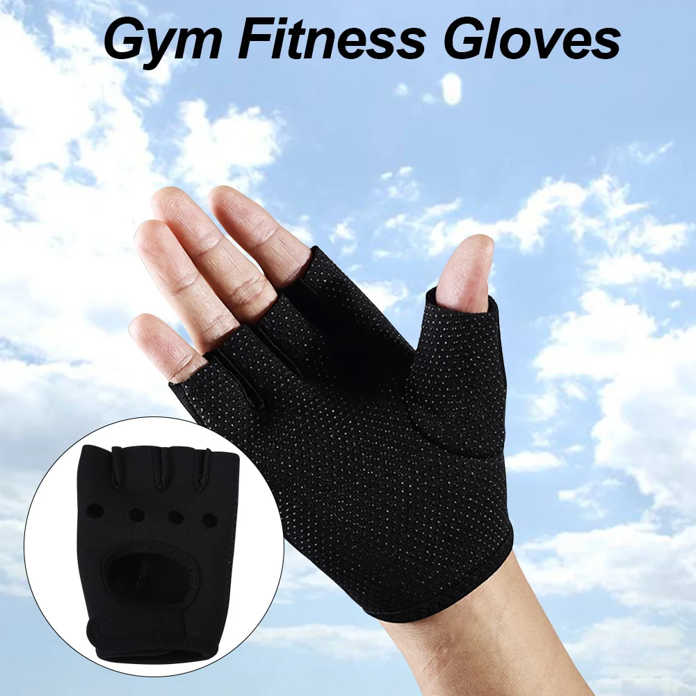 

Professional Gym Fitness Gloves Anti-slip Weightlifting Workout Bodybuilding Half Finger Anti slip movement hand glove