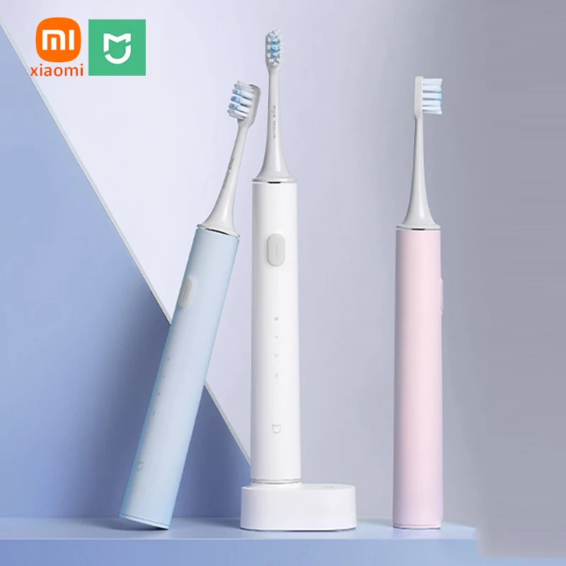 

Ультразвуковая электрическая зубная щетка XIAOMI MIJIA T500, беспроводная перезаряжаемая зубная щетка с USB, водонепроницаемая ультразвуковая авто...
