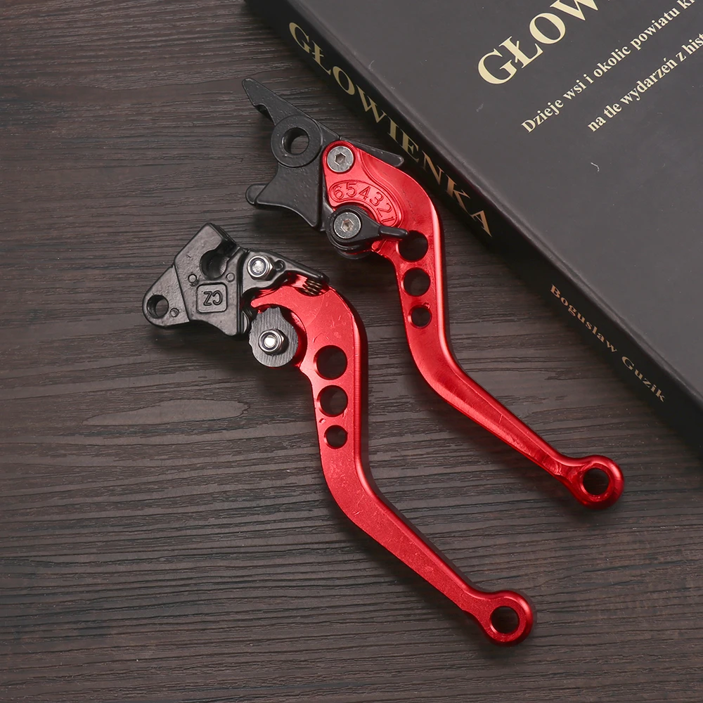 

Vingtank 2pcs Motorcycle Brake Handle Alloy CNC Motorcycle Clutch Brake Lever Handle High Quality Fit For Motorbike Modification