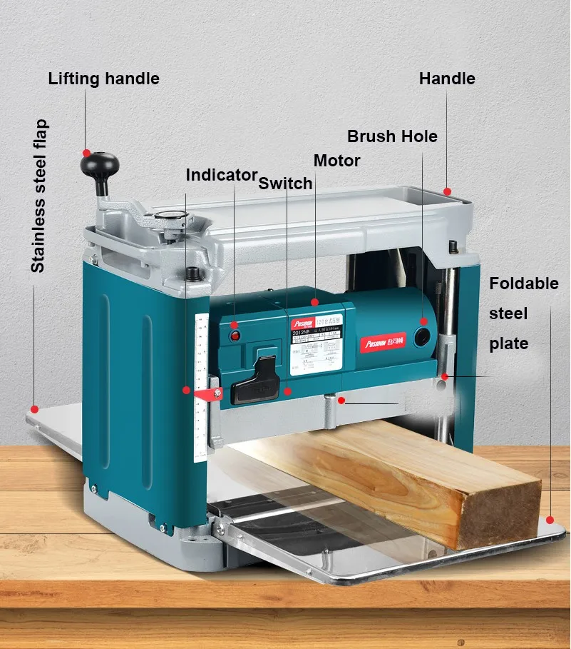 Бесплатная доставка 12-дюймовый деревообрабатывающий Многофункциональный
