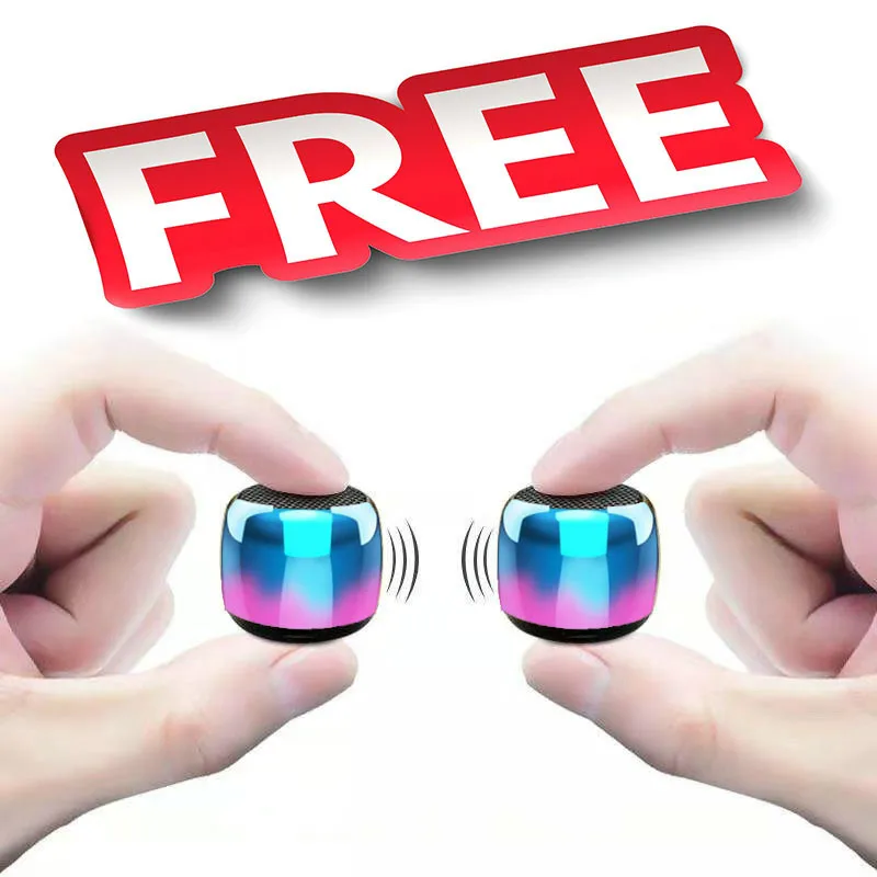 Мини Bluetooth Динамик металлический чехол подарок мини питьевой Беспроводной