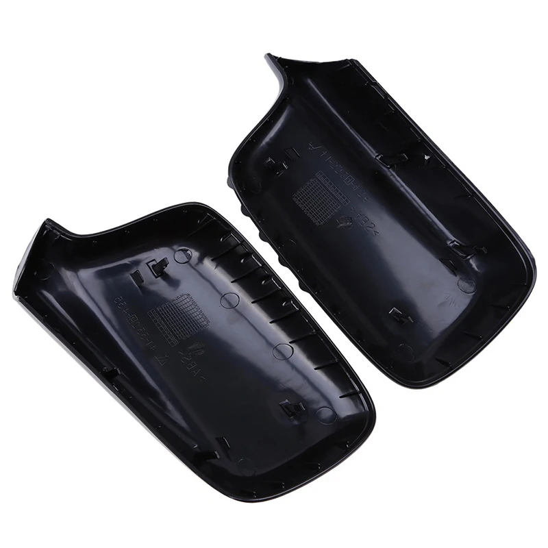 Abs Black Side Rearview Mirror Cover Trim Door Rear View Mirrors Frame Car Accessories Fit Bmw E46 E65 E66 E67(Left) | Автомобили и
