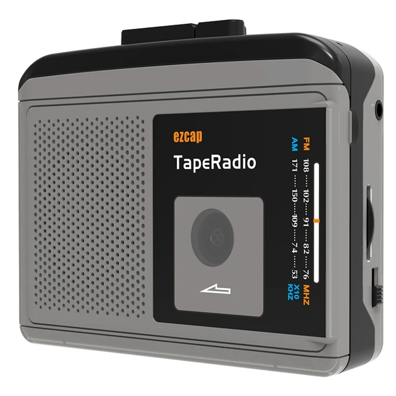 

Портативный кассетный плеер с AM/FM-радио, преобразователь кассеты в MP3, сохранение на мини SD-карте, не требует компьютера