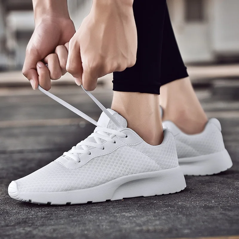 Мужская обувь для бега женские дышащие кроссовки zapatillas hombre на шнуровке легкая