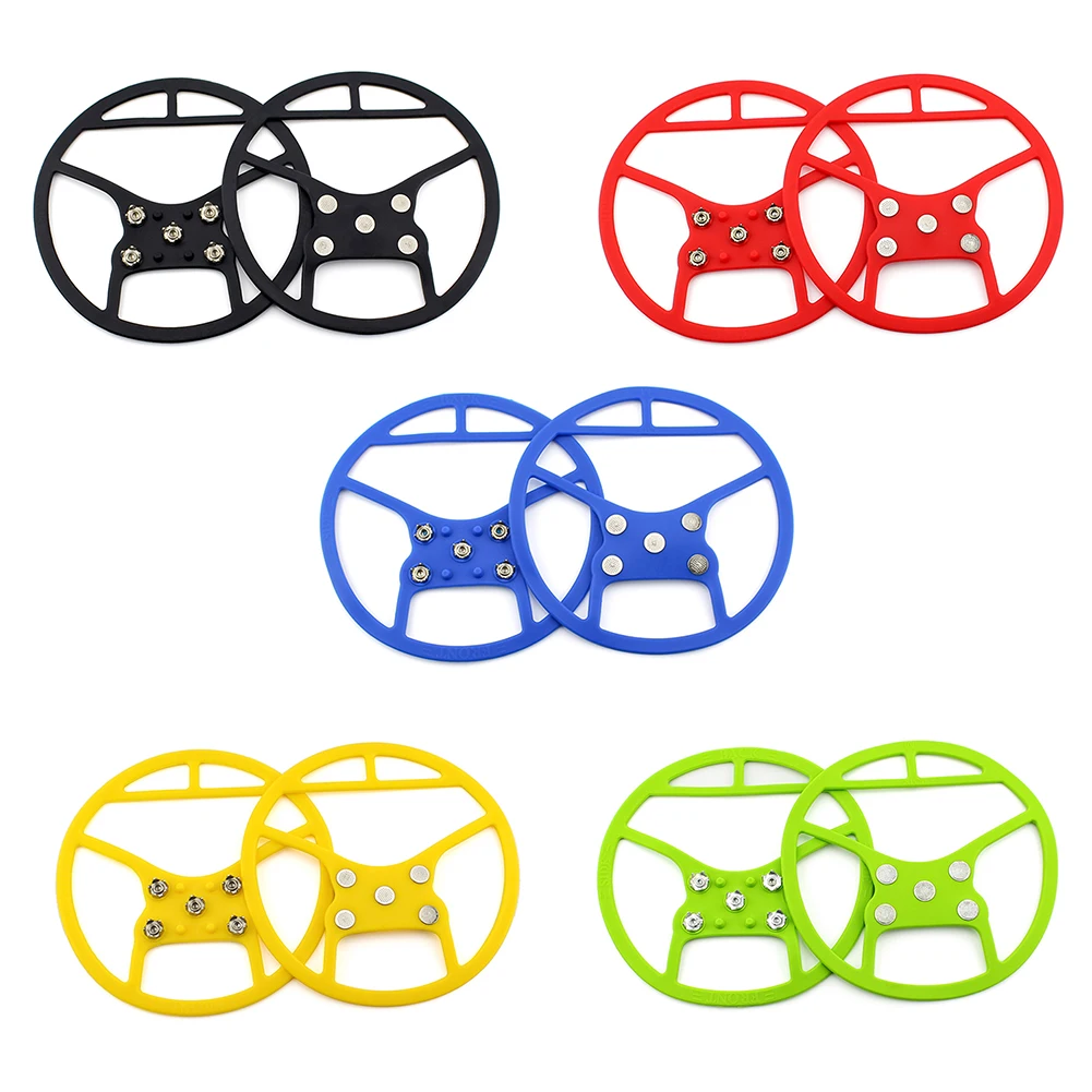 

Climbing Crampons 5 Studs Anti-Skid Ice Snow Camping Walk Shoes Spike Grip Outdoor Winter Walk Anti Slip Camping Shoes Cover