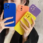 Яркий Цветной силиконовый чехол для телефона iPhone 13 Pro Max 11 12 Pro Max XR XS Max 7 8 Plus X, обновленный Защитный Мягкий чехол для объектива