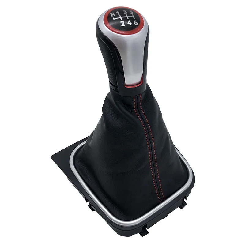 6 Speed Boot Для VW Volkswagen Golf 5/6 MK5/MK6 Scirocco(2009) Octavia ручка переключения рулевого механизма автомобиля Рычажная ручка-паяльник мяч загрузки рычаг коробки передач Чехол - Название цвета: 6 Speed Boot