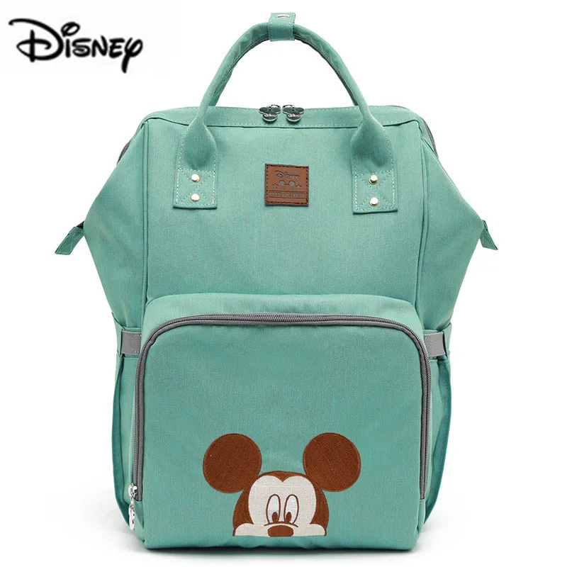 

Сумка для мамы Disney с Микки Маусом, модный многофункциональный ранец, вместительный практичный рюкзак для детских принадлежностей