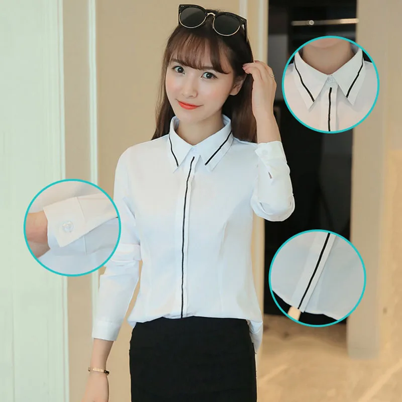 Новинка Женская офисная одежда блузка для женщин модная элегантная с оборками