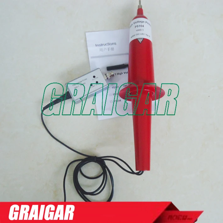 

20MHz P5104 1000X 40KV High Voltage Oscilloscope Probe with Accessory Kit
