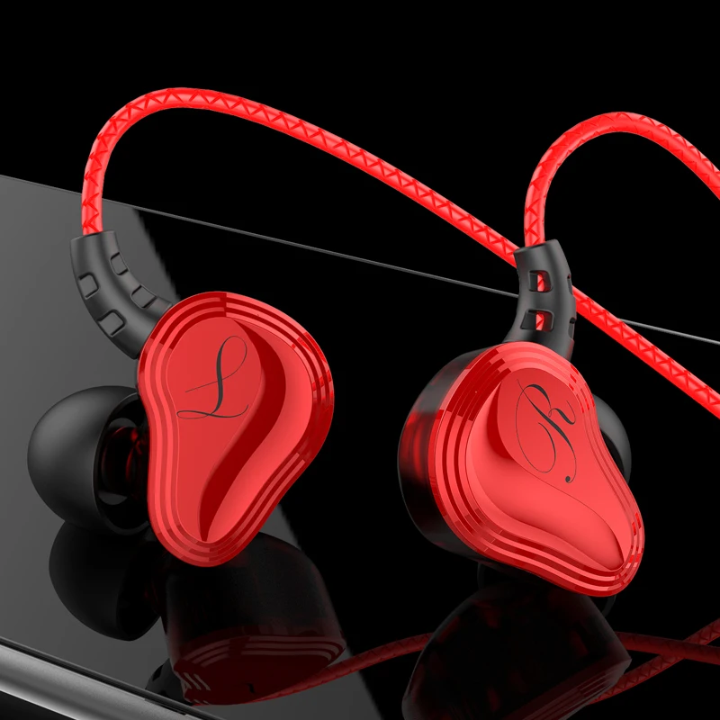 Проводные наушники-вкладыши hengshanlao 3 5 мм Hi-Fi спортивные музыкальные наушники