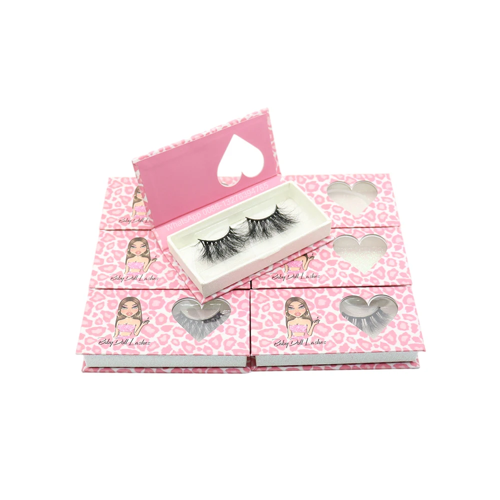 

Милая розовая коробка для упаковки ресниц в форме сердца оптом 5D 25 мм норковые ресницы поставщик под заказ коробка для ресниц с логотипом