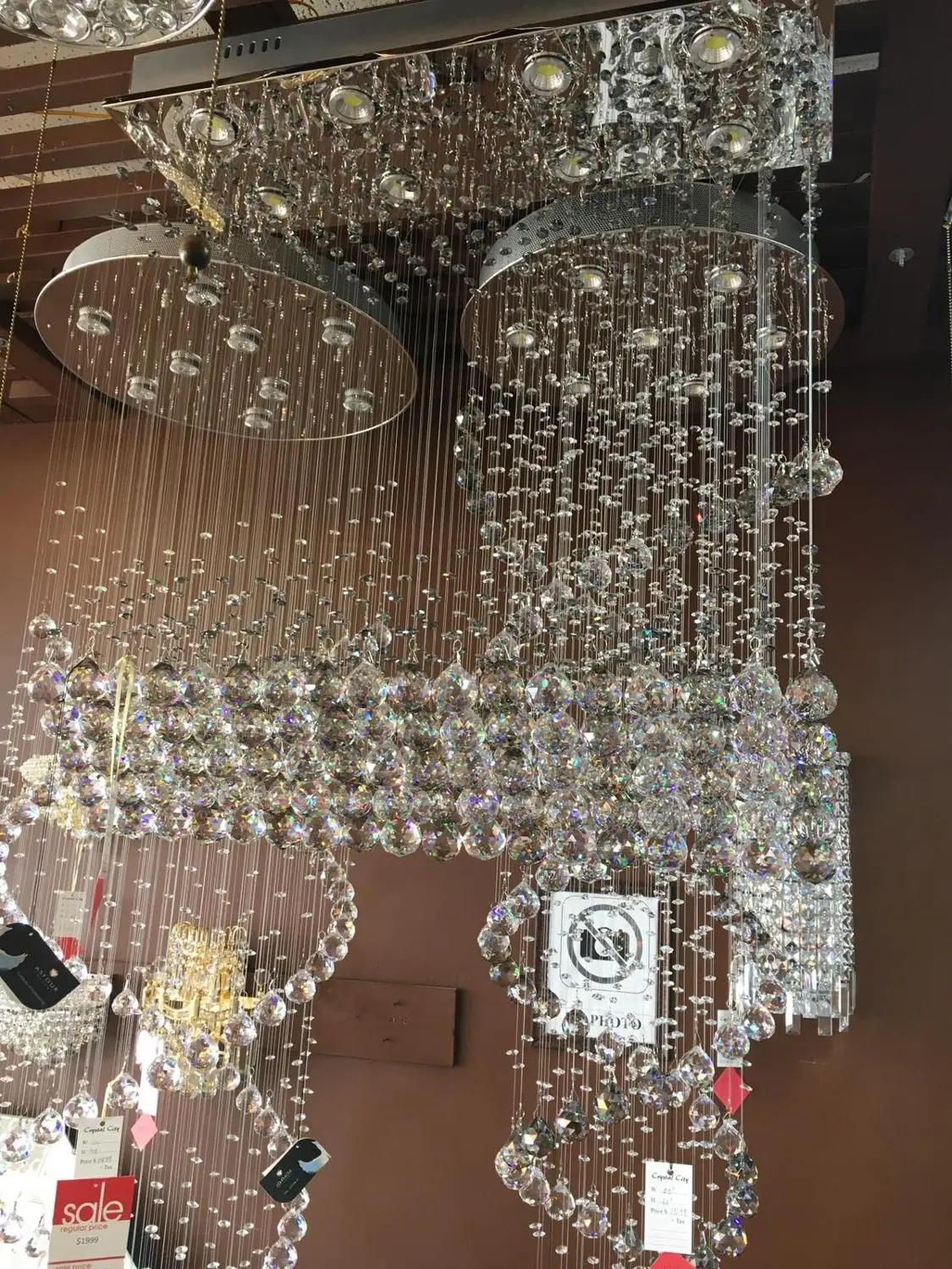 

Contemporary Chandelier Lighting Modern Crystal Chandelier Light Crystal Drop Hanging Lamp Lustre de Cristal Chandeliers