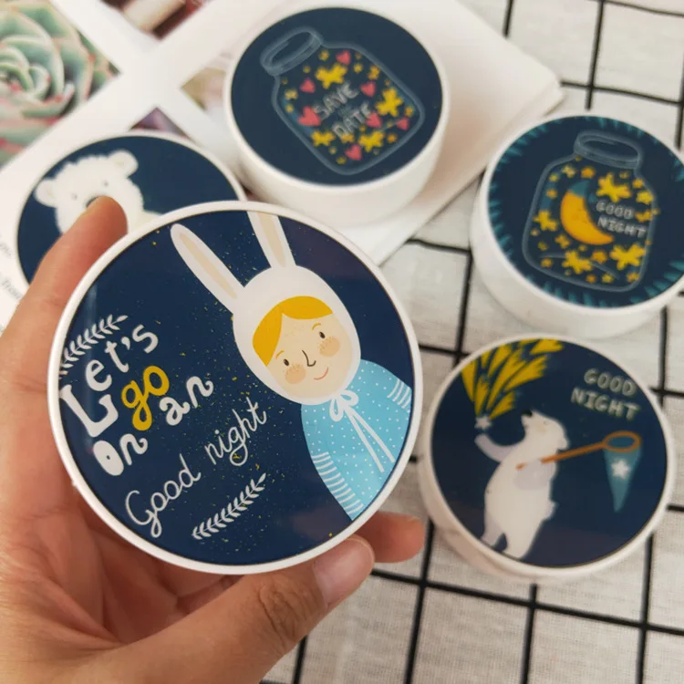 Чехол для контактных линз с зеркалом красивый чехол объектива коробка хранения