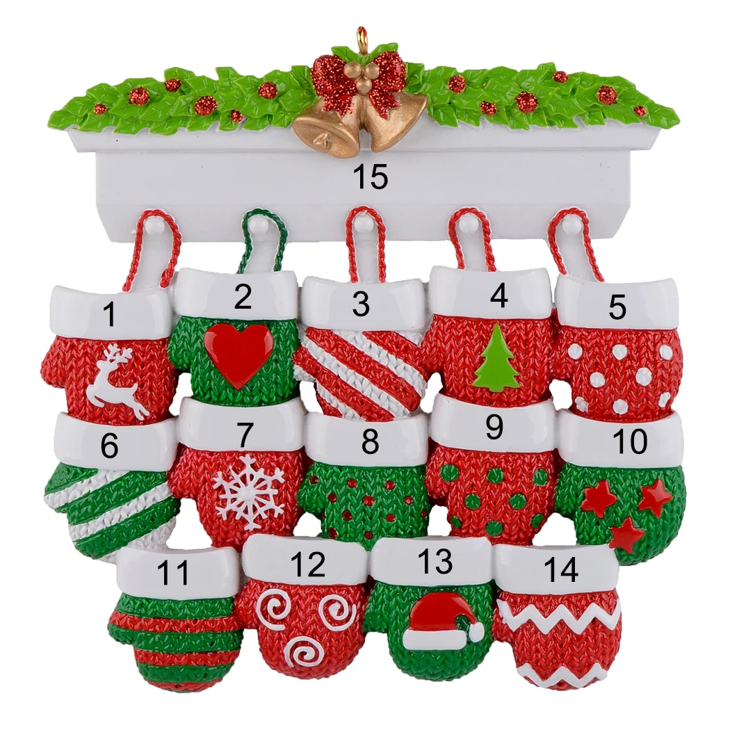 Персонализированные глянцевые елочные перчатки для камина 14|Кулоны и подвески| |