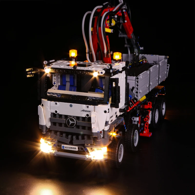 Led Light Set For Tech MBZ  Arocs 3245 Truck Building Blocks Model Light kit For 42043(NOT Included The Lego Set)