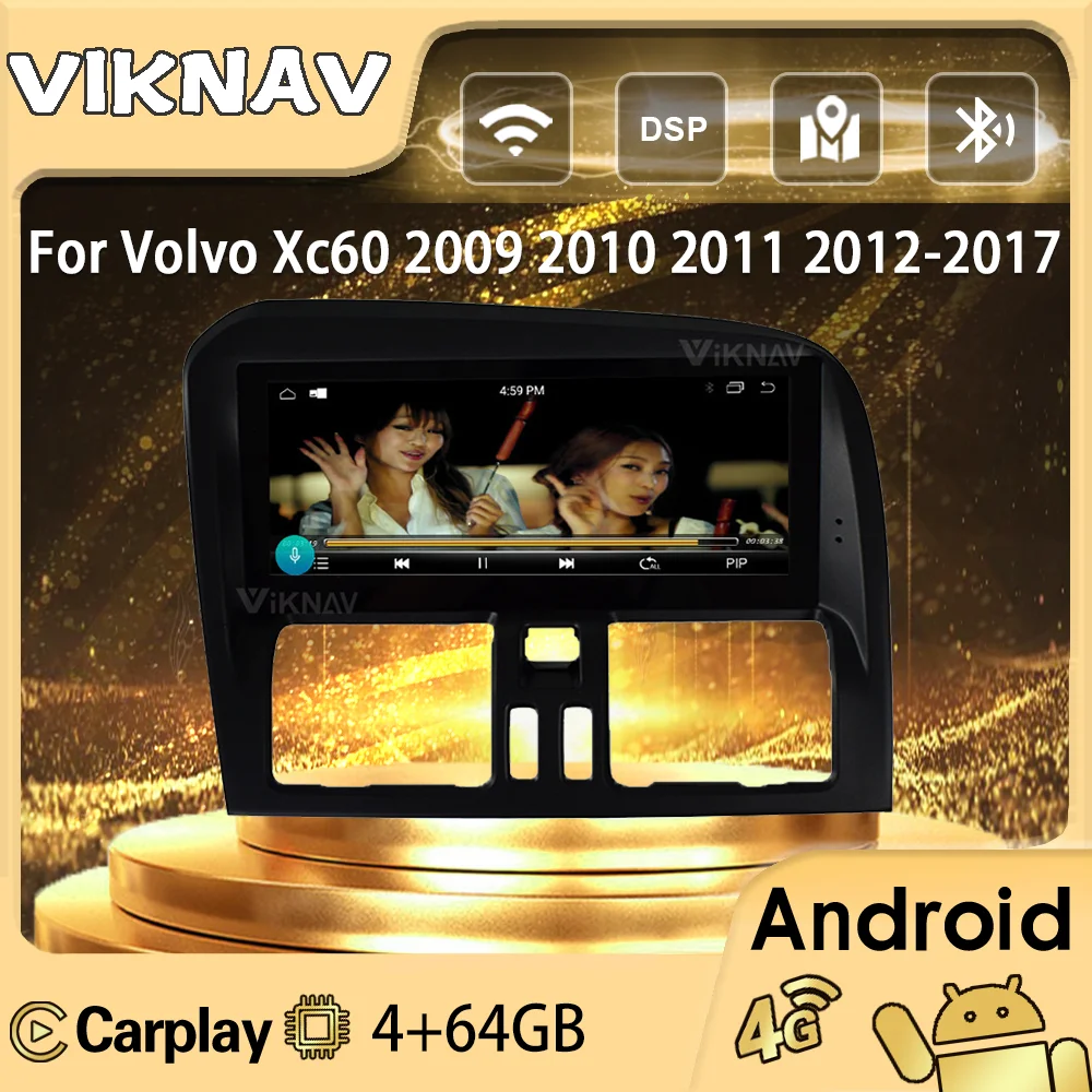 

Автомагнитола на Android с GPS-навигацией для Volvo XC60, серия 2009-2017, автомагнитола CCC, мультимедийный плеер, головное устройство, стереомагнитофон