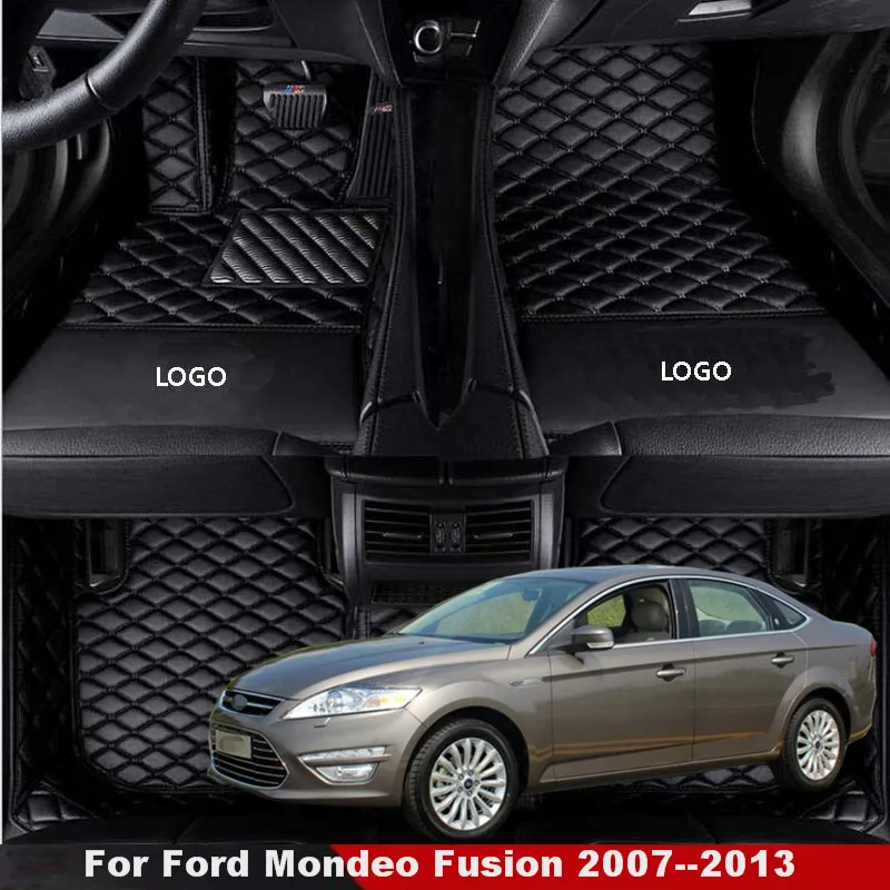 

Автомобильные коврики для Ford Mondeo Fusion 2013 2012 2011 2010 2009 2008 аксессуары для интерьера автомобиля кожаные коврики на заказ
