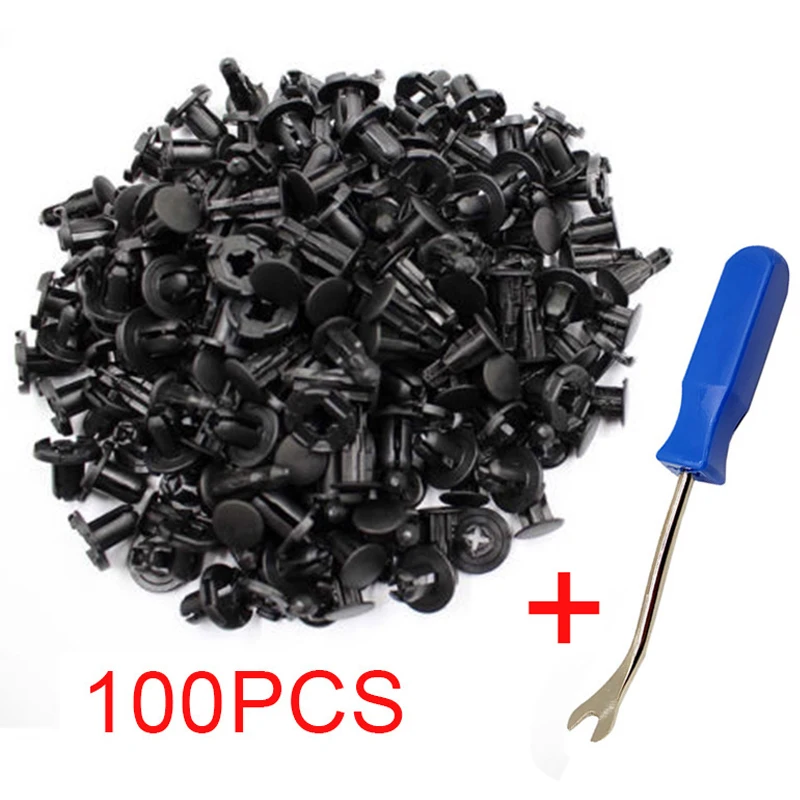 Зажимы для автомобиля с заклепками удаления бампера инструмент пластиковая