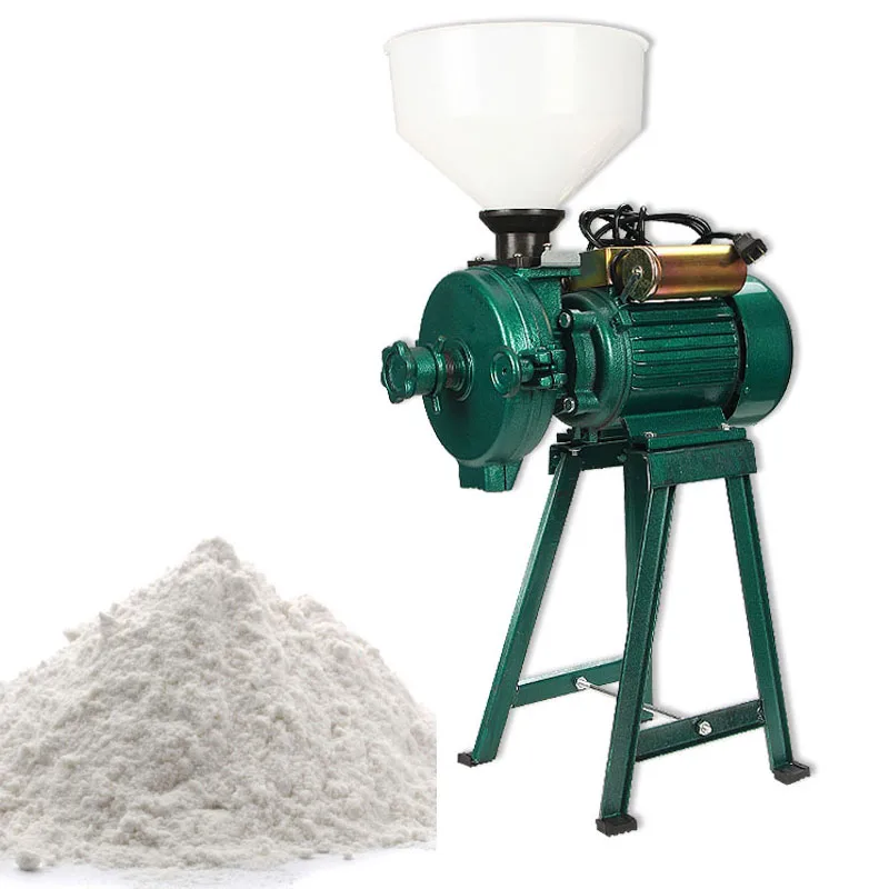 Professional Wet Dry Grain Grinder Machine Commercial Electric Ultra-Fine Rice, Corn, Wheat, Feed Grinding Mill Whole Grains