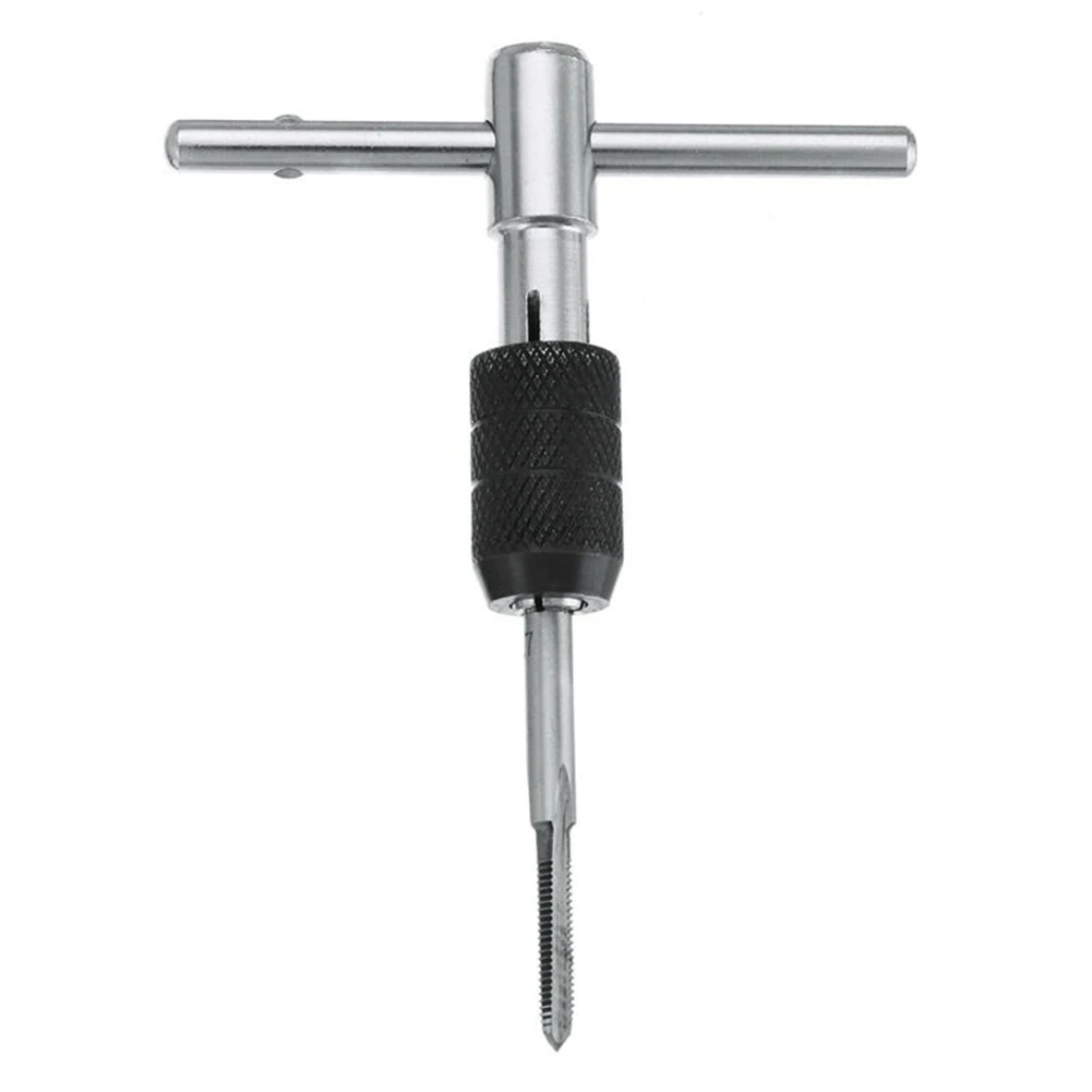 

6PCS/Set M3-M8 Tap Drill Set T Handle Ratchet Tap Wrench Machinist Tool With Screw Hand Tool Screw Taps New Arrival