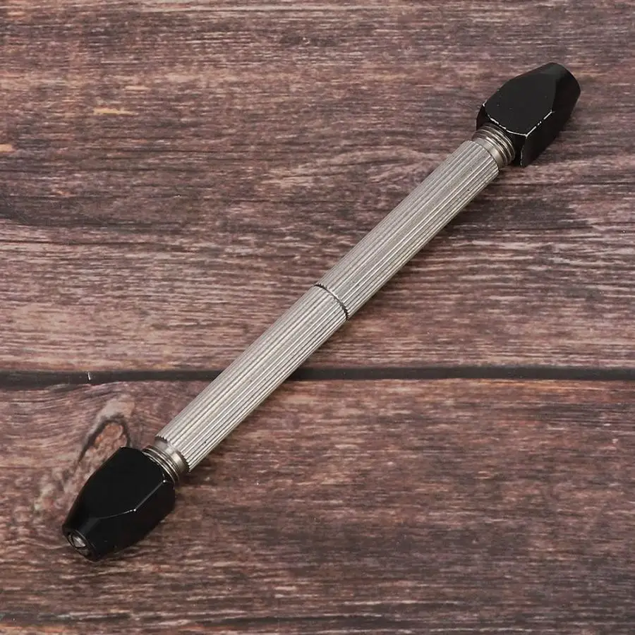 

Portable Double End Pin Vise Hand Manual DIY Tool Jewelry Watch Repairing Tool Watch Parts Repairing Tool Kit for Watchmaker