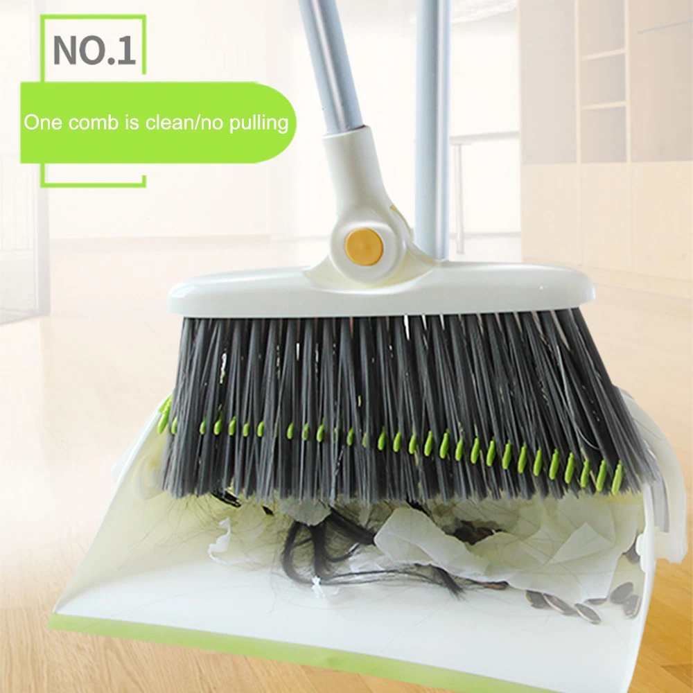 Ветрозащитный подметальный совок для мусора Набор домашних мягких волос с