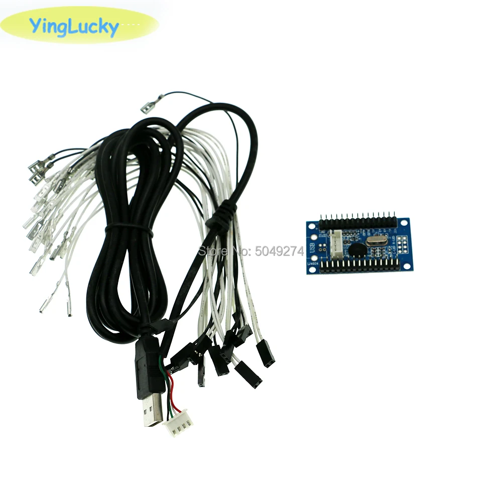 1 игровой контроллер сделай сам со светодиодом/USB для Jamma аркадных игр/Аксессуары