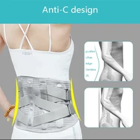 immediate relief for back pain herniated disc sciatica scoliosis breathable mesh design with lumbar pad adjustable support strap